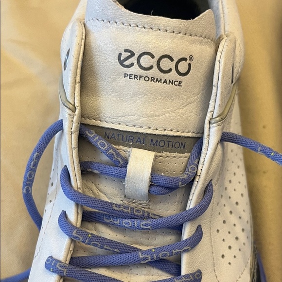 Ecco White and Purple Men's Sneakers size 41  US MEN’S SIZE 8 - Picture 5 of 8